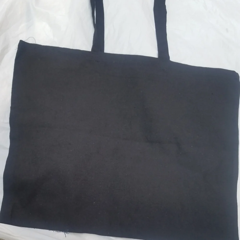 Tasty Shopper Reusable Denim Kisses Tote Bag